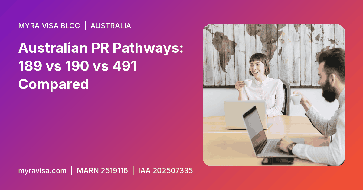 Australian PR - Australian PR Pathways: 189 vs 190 vs 491 Compared