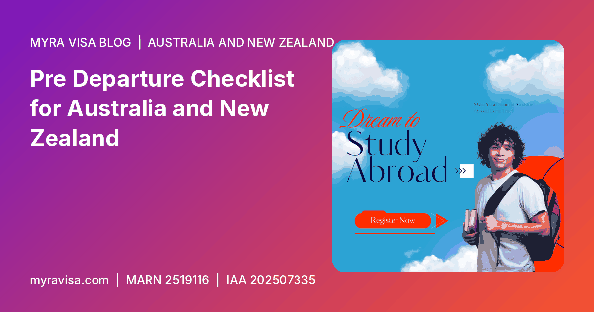pre departure checklist Australia - Pre Departure Checklist for Australia and New Zealand