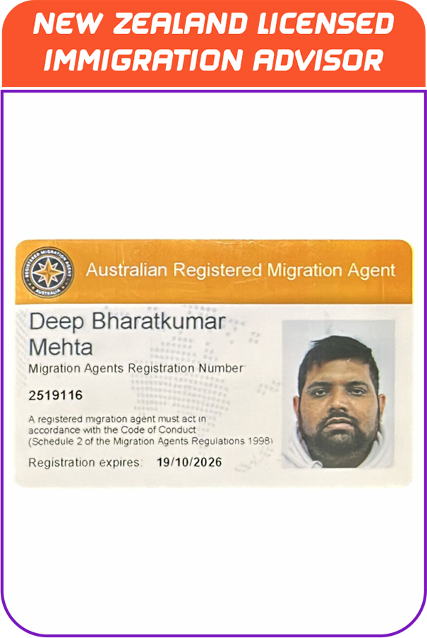 Deep Mehta Australian Registered Migration Agent MARN 2519116 - Myra Visa